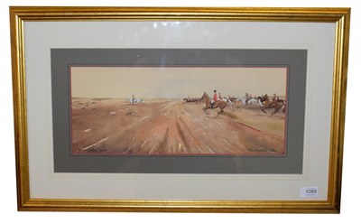 Lot 1089 - MS O' Rorke (20th century), A hunt in Wadikafr, Ana (Palestine), signed, inscribed and dated...