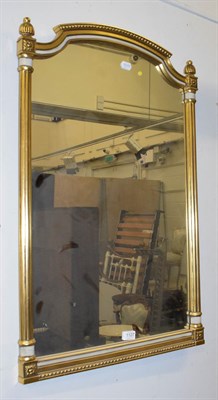 Lot 1127 - A gilt framed hall mirror, 86cm by 55cm