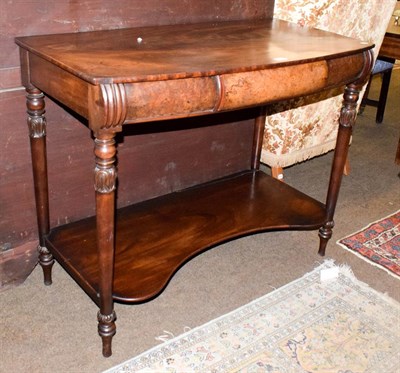 Lot 1253 - William IV Scottish mahogany side table, 107cm by 55cm by 85cm