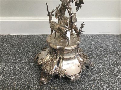 Lot 2251 - A Victorian Silver Plate Centrepiece Epergne, by Thomas Bradbury and Co., Sheffield, Circa...