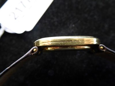 Lot 2177 - An 18 Carat Gold Wristwatch, signed Patek Philippe, Geneve, model: Ellipse, ref: 3748, 1977,...