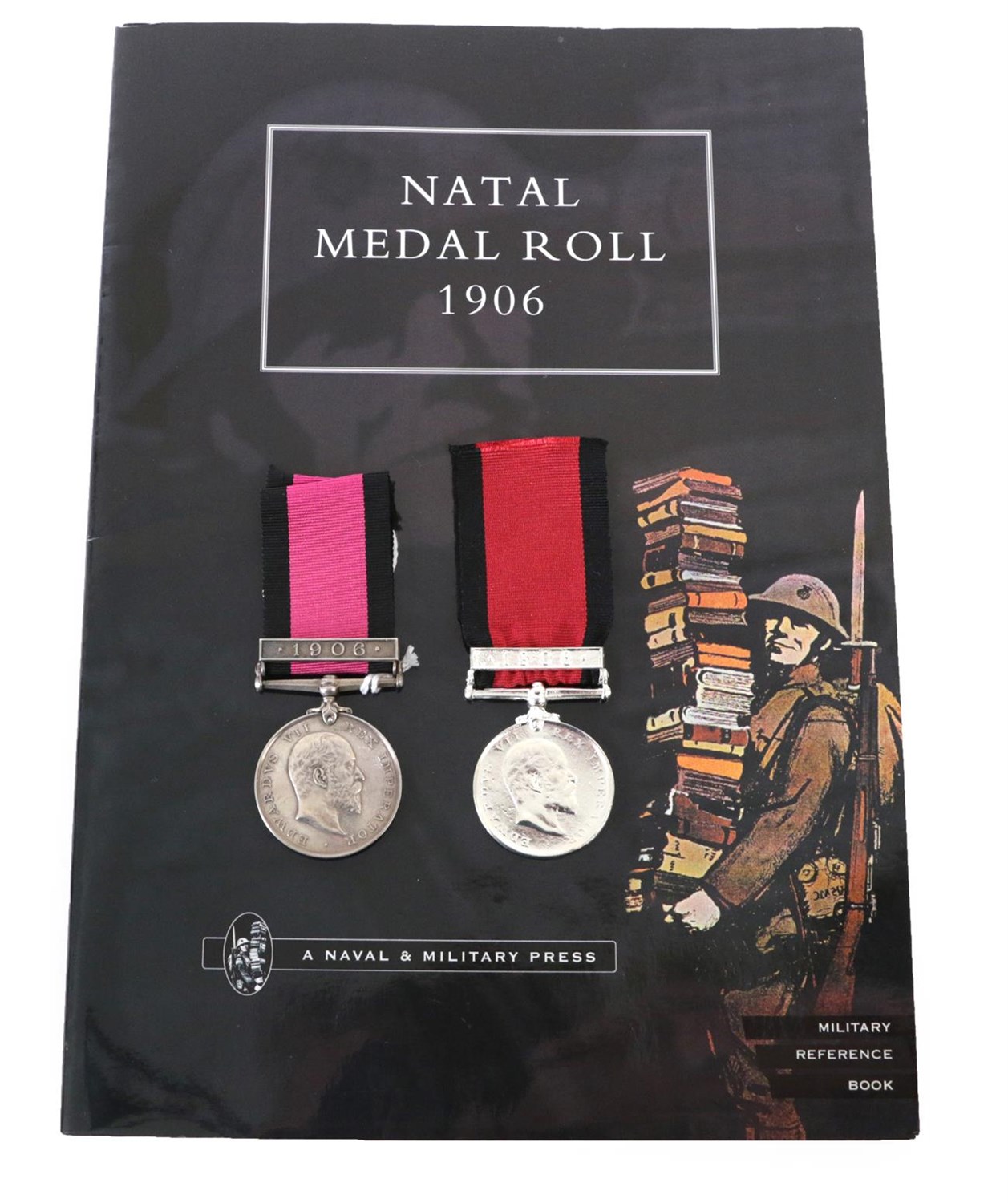 Lot 22 - A Natal Rebellion Medal, with clasp 1906, with impressed naming to TPR.T.SERJEANT, UMVOTI...