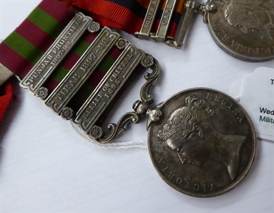 Lot 33 - Three Victorian Campaign Medals, comprising India General Service Medal 1854 to Lieutt.N.G....