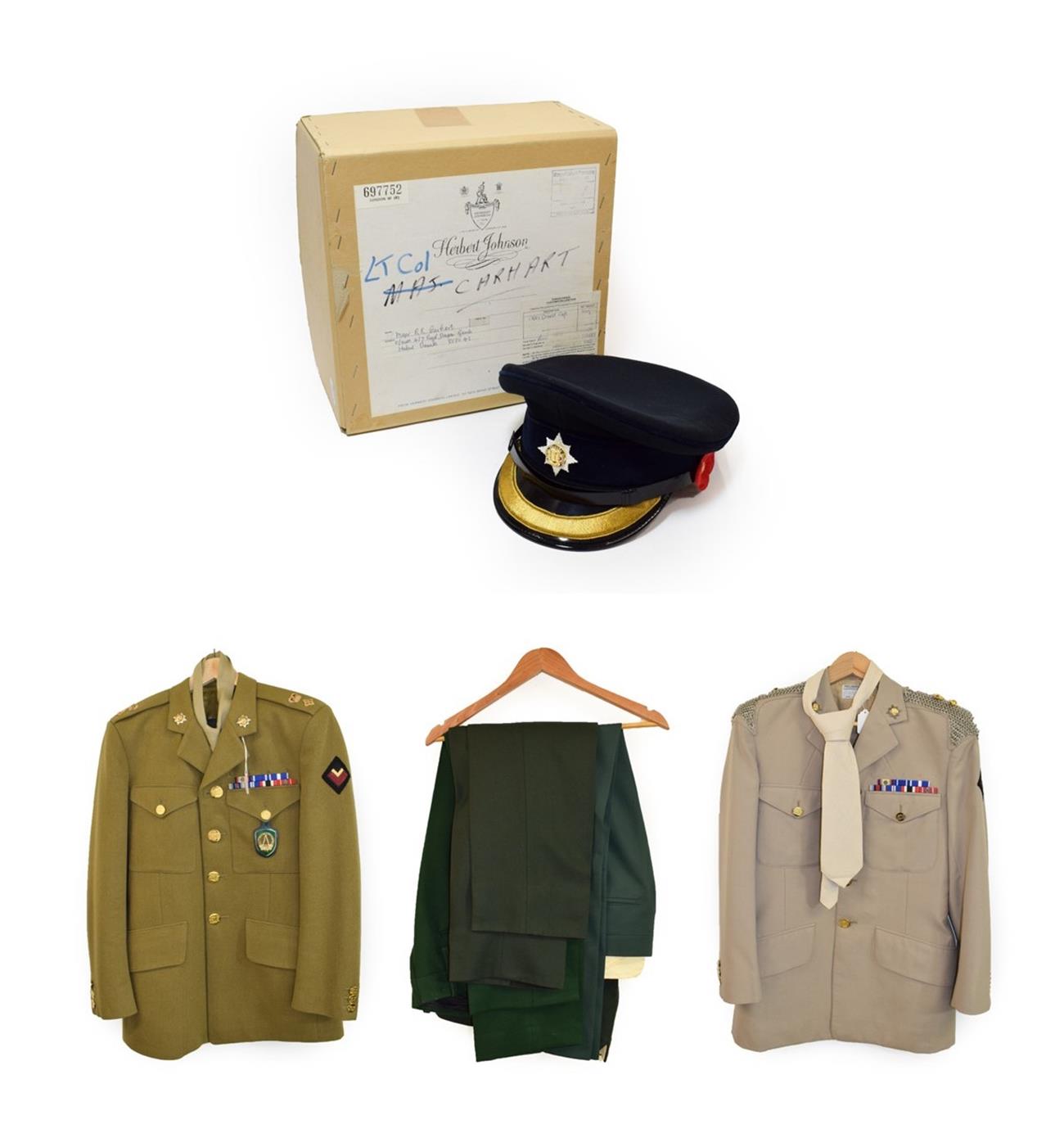 Lot 86 - A No.2 Winter Service Dress Uniform to a Lieutenant Colonel of the Royal Dragoon Guards, of a tunic