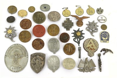 Lot 104 - A Collection of Approximately Thirty German Third Reich Tinnies, including Eidelweiss and Day...