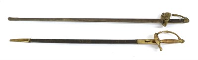 Lot 115 - A Continental Court Sword, with 75cm double edge steel blade stamped TOLEDO 1867, the gilt...