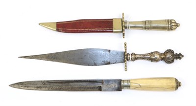 Lot 122 - An Early 20th Century Bowie Knife, the 15cm clip point steel blade stamped J.DURNAND & CO.,...