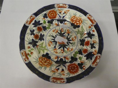 Lot 15 - Four early 19th century English porcelain vegetable dishes, decorated in the Imari palette,...