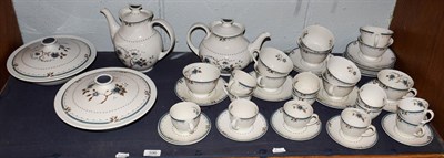 Lot 106 - Royal Doulton 'Old Colony' pattern tea and dinnerware's comprising ten tea cups, twelve coffee...