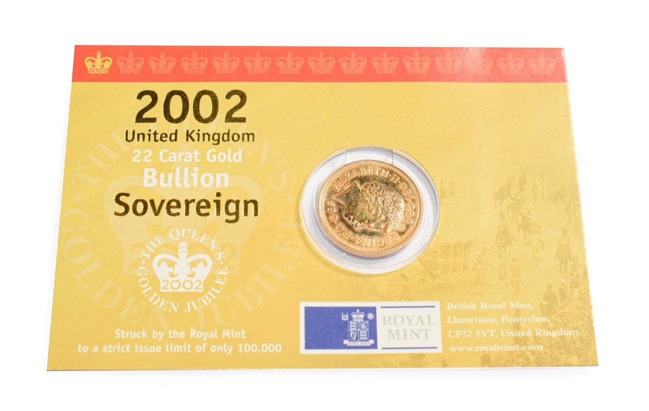 Lot 144 - An Elizabeth II sovereign Golden Jubilee 2002
