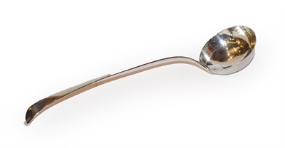 Lot 165 - A George III silver ladle, London 1787 by Thomas Evans, 157.8 grams