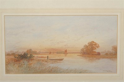 Lot 749 - Frederick E. J. Goff (1855-1931) "On Salhouse Broad" Signed and inscribed, pencil and...