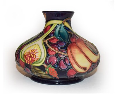 Lot 202 - A modern Moorcroft vase with fruit pattern impressed factory marks