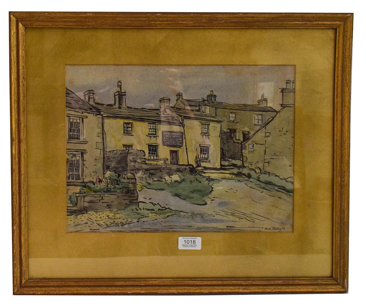 Lot 1018 - Marie Hartley (1905-2006) The Farmer's Arms Hotel, Muker, Upper Swaledale, signed, watercolour,...