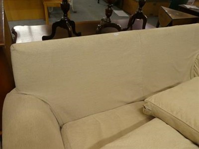 Lot 1057 - A rattan sofa 160cm wide