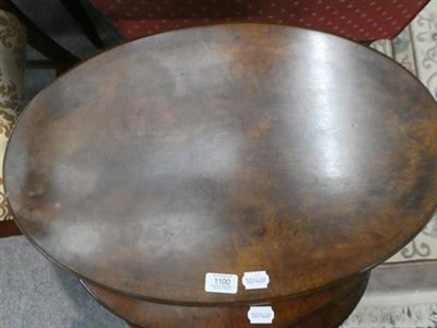 Lot 1100 - A nest of three burr walnut Waring and Gillow tables 58cm by 37cm by 60cm