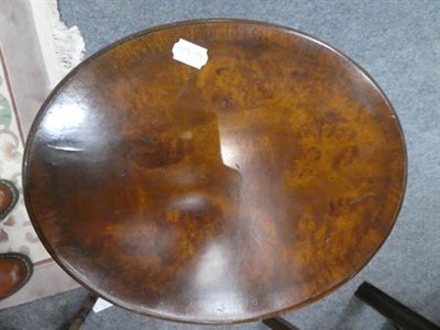 Lot 1100 - A nest of three burr walnut Waring and Gillow tables 58cm by 37cm by 60cm