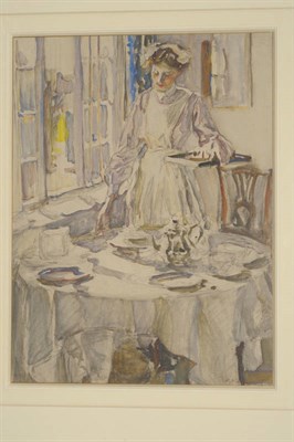 Lot 782 - Henry Silkstone Hopwood RWS, RBC (British Colonial) (1860-1914) "Taking Tea" Signed, pencil and...