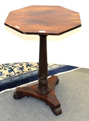 Lot 1257 - A Regency mahogany occasional table occasional table with waisted triform base, 51cm by 72cm