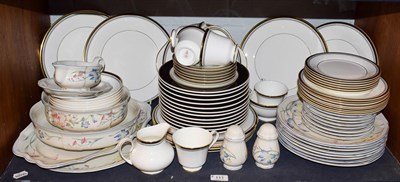 Lot 111 - Dinner and tea wares including Royal Doulton Pavanne pattern and Villeroy & Boch Riviera...