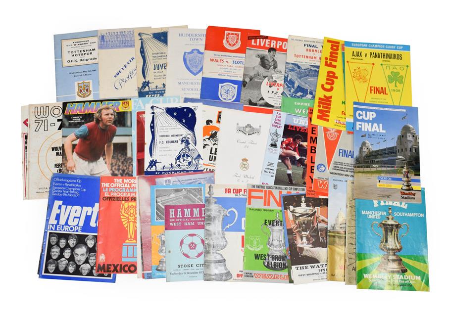 Lot 3006 - European Football And Other Programmes including Tottenham v OFK Belgrade 1963, Liverpool v FC Koln
