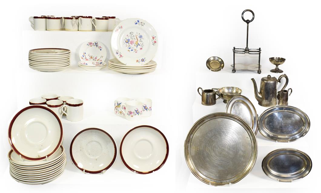 Lot 3033 - Furness Lines Group Ceramics: twenty two saucers, sixteen coffee cups, five side plates and...