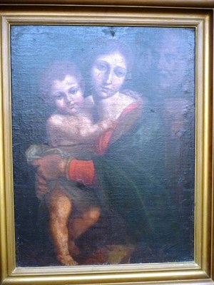 Lot 795 - Italian School (18th century) The Holy Family Oil on canvas, laid down, 71.5cm by 54cm  Said to...