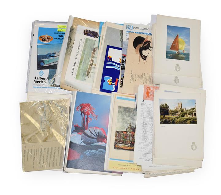 Lot 3067 - Shipping Related Paperwork examples from NYK Line, Holland America Line, Pacific Steam...