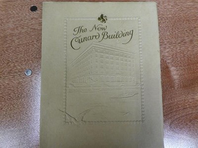 Lot 3071 - Shipping Related Paperwork including The New Cunard Building, Queen Mary 1965 calendar, Log Book of