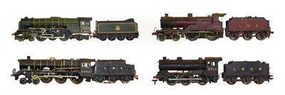 Lot 3126 - Constructed OO Gauge Kits With Motors 4-6-2 BR 60515, 4-6-0 LMS 5552, 4-4-0 LMS 1102 and 0-6-0 LNER