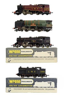 Lot 3137 - Wrenn Locomotives W2218 2-6-4T BR 80033 and W2215 0-6-2T LMS 2385 both black (both E boxes G)...