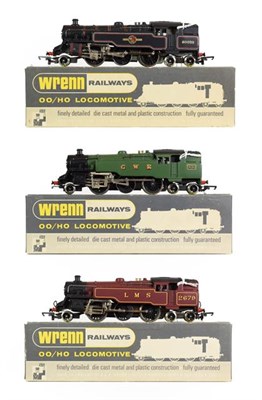 Lot 3138 - Wrenn Three 2-6-4T Locomotives W2218 BR 80033, W2219 LMS 2679 and W2220 GWR 8230 (all E-G boxes...