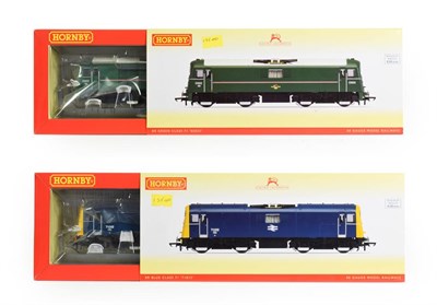 Lot 3164 - Hornby (China) OO Gauge Two Class 71 Electric Locomotives R3374 BR 71012 and R3376 BR E5022,...