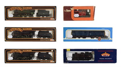 Lot 3181 - Mainline OO Gauge Three Standard Class 4 Locomotives (in incorrect boxes); Bachmann 32951 2-6-0...