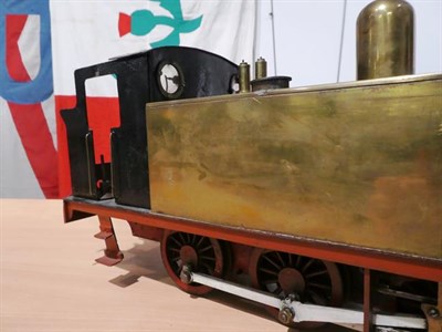 Lot 3193 - Scratch/Kit Built 3 1/2'' Gauge Live Steam 0-6-0T Locomotive Rob Roy painted with black and red...