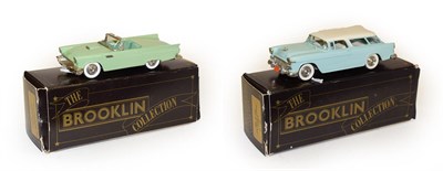 Lot 3208 - Brooklin Models Two Models Ford Thunderbird 1957 and Chevrolet Nomad 1955 (both E boxes E-G)