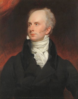 Lot 812 - Attributed to Sir Thomas Lawrence PRA (1769-1830) Portrait of a Gentleman, said to be Charles,...