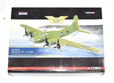 Lot 3242 - Corgi Aviation Archive AA33312 1:72 Scale Boeing B17E Java 1942 (E box E-G)