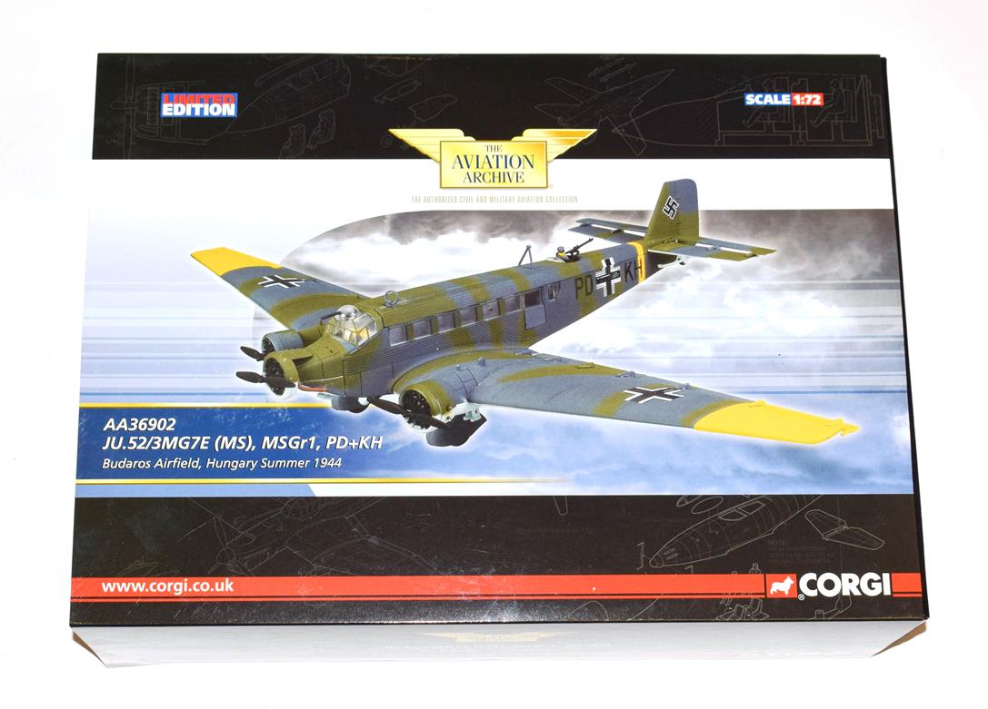 Lot 3261 - Corgi Aviation Archive AA36902 1:32 Scale Junkers Ju52/3 (E box E-G)