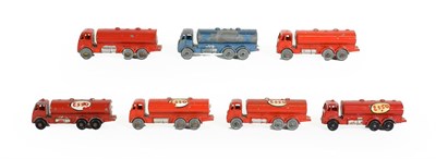 Lot 3317 - Benbros 22 Foden Tankers 2xred with side decals and BPWs, 2xred with side decals, 2xred...