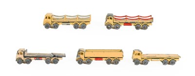 Lot 3319 - Benbros Commercial Vehicles In Beige 21 Diesel wagon red trim 2x28 Chain lorry one with red...