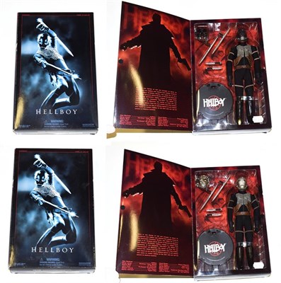 Lot 3346 - Sideshow Collectables Two 12'' Hellboy Figures Kroenen different versions (both E boxes E-G) (2)