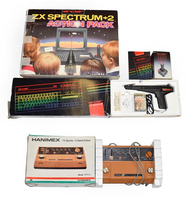 Lot 3351 - Sinclair ZX Spectrum+2 Action Pack together