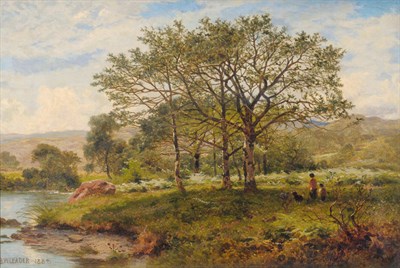 Lot 858 - Attributed to William E Pettingale (19th century) "By the Brook" Bears a false BW Leader...