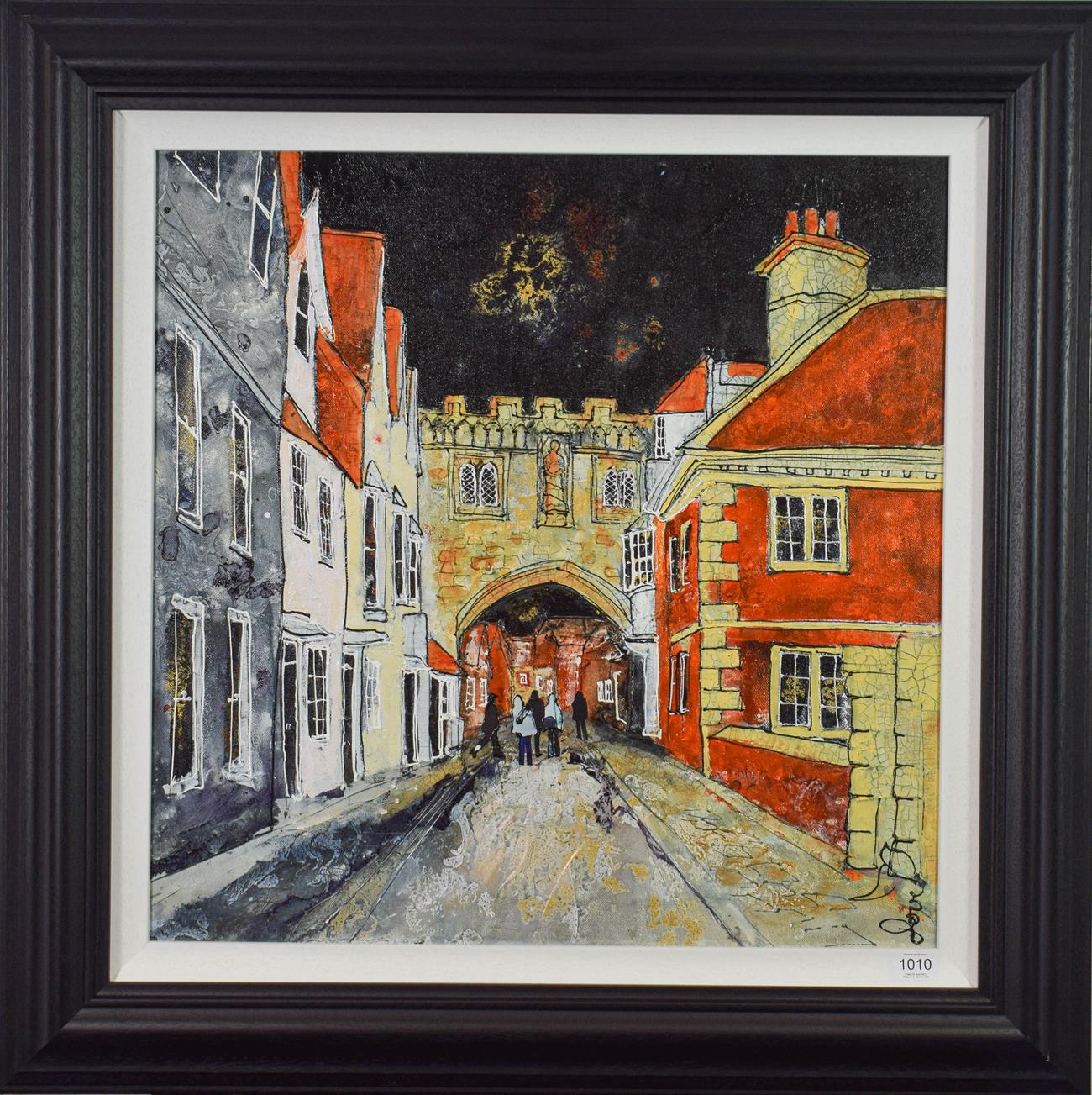 Lot 1010 - Katharine Dove (Contemporary) ''Salisbury North Gate II'' Signed, inscribed verso, acrylic on...
