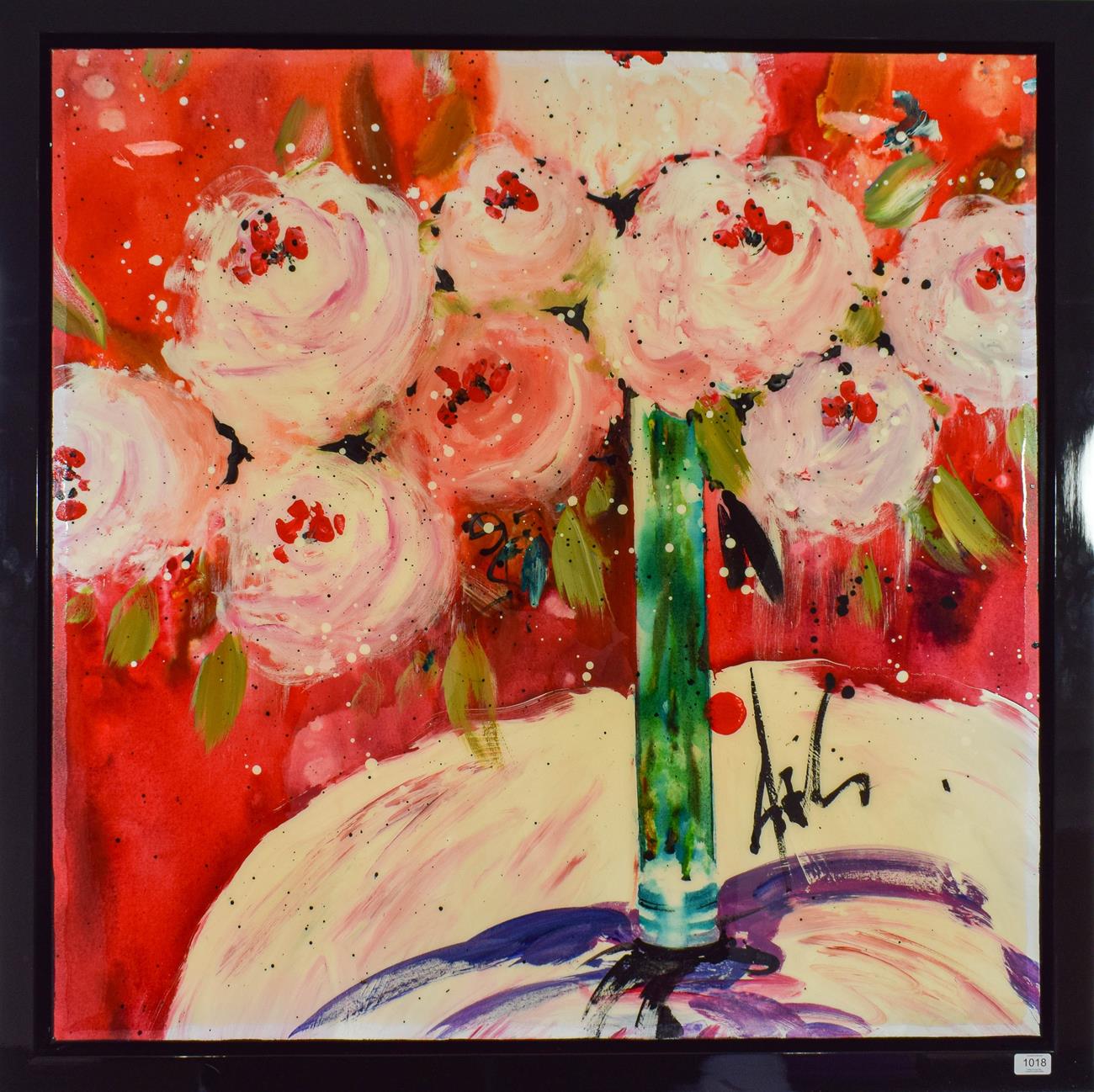 Lot 1018 - Danielle O'Connor Akiyama (Contemporary) Canadian ''Carousel of Love'' Signed, inscribed verso, oil