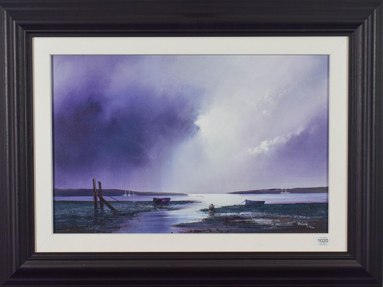 Lot 1020 - Barry Hilton (Contemporary) ''Violet Dawn'' Signed and numbered 66/105 giclee print on board,...