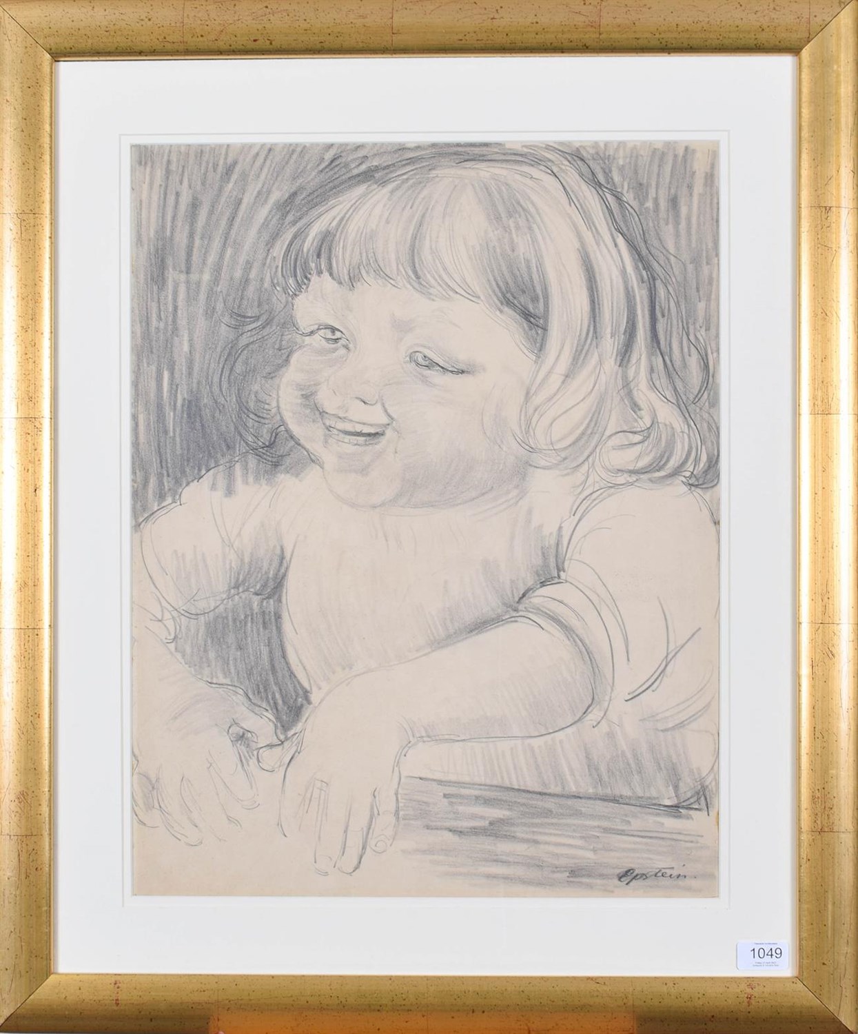 Lot 1049 - Sir Jacob Epstein KBE (1880-1959)  Study of a young girl possibly the artist's daughter Jackie...