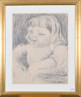 Lot 1049 - Sir Jacob Epstein KBE (1880-1959)  Study of a young girl possibly the artist's daughter Jackie...