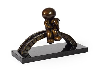Lot 1065 - Doug Hyde (b.1972) ''Watching the World Go By'' Signed and numbered 184/250, bronze on a...